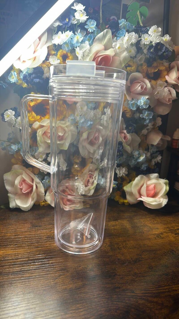 40 oz snow globe tumbler