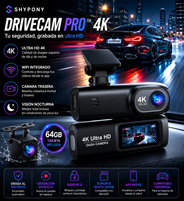 SHYPONY DriveCam Pro™ 4K