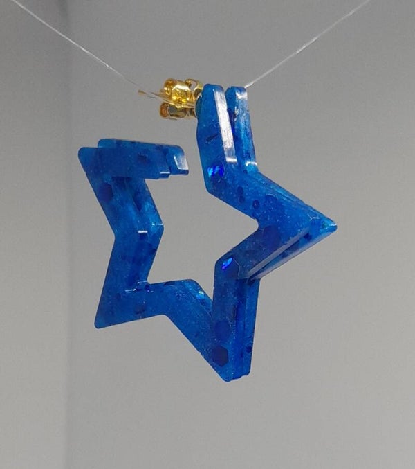 "Starry Blue Earrings"