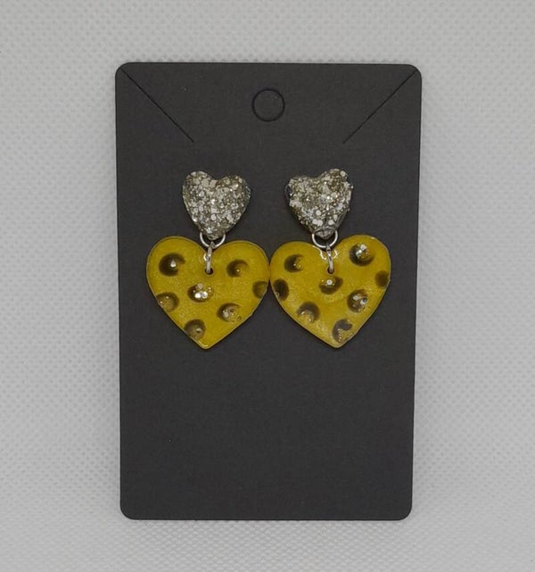 "Leopard Heart Oorbellen"