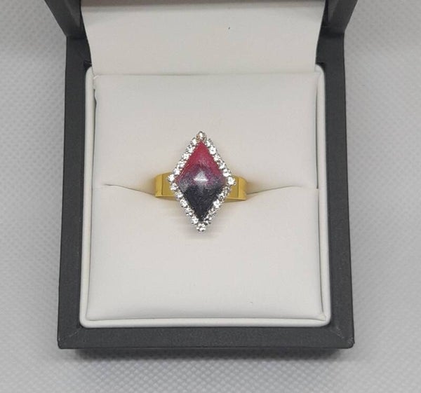 "Sparkling Rosa Ring"