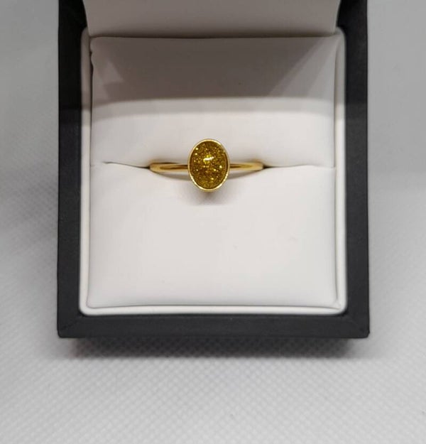 Ring oval gold
