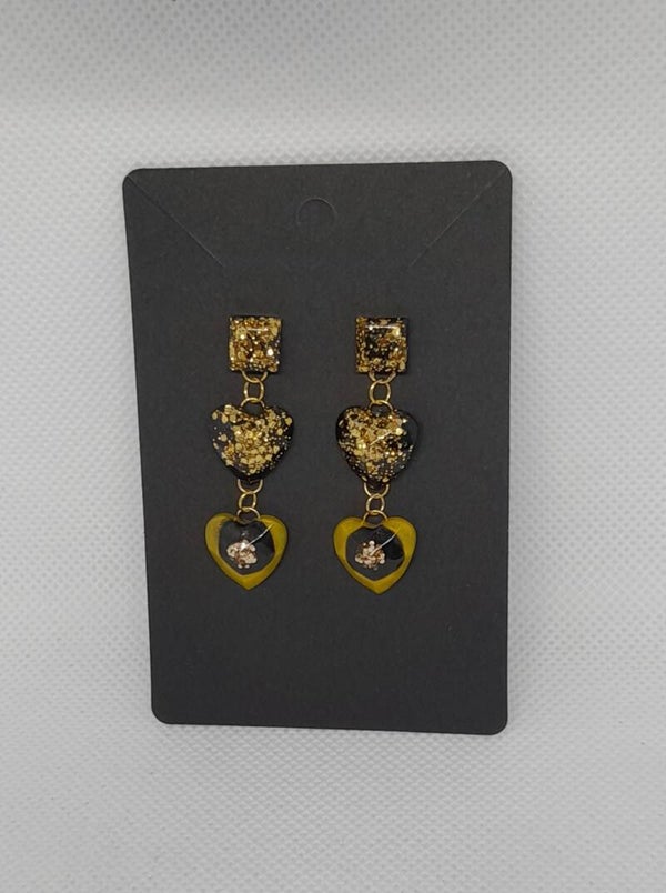 Oorbellen 'Golden Romance'