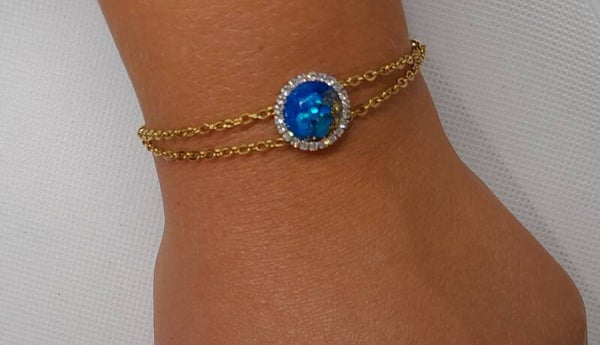 'Ocean glow' armband