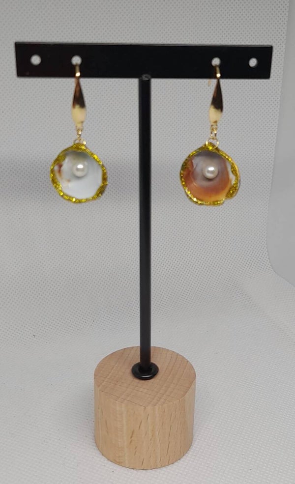 'Sea shell' oorbellen