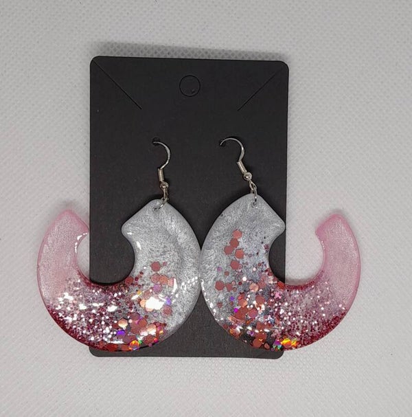 'Rosé Swirl' oorbellen