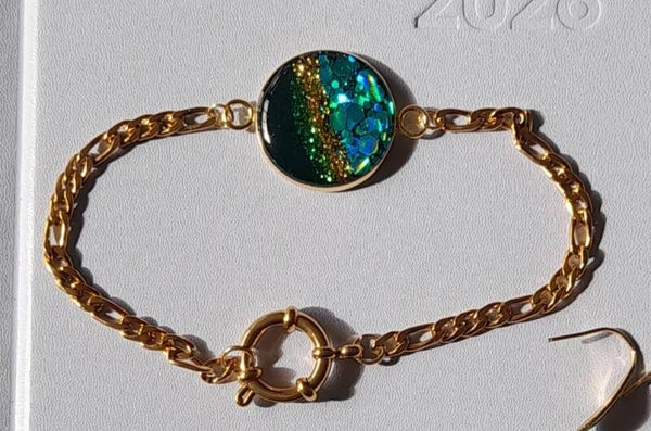 'Turquoise glow' armband