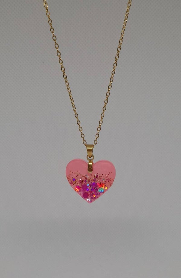 Ketting roze hart
