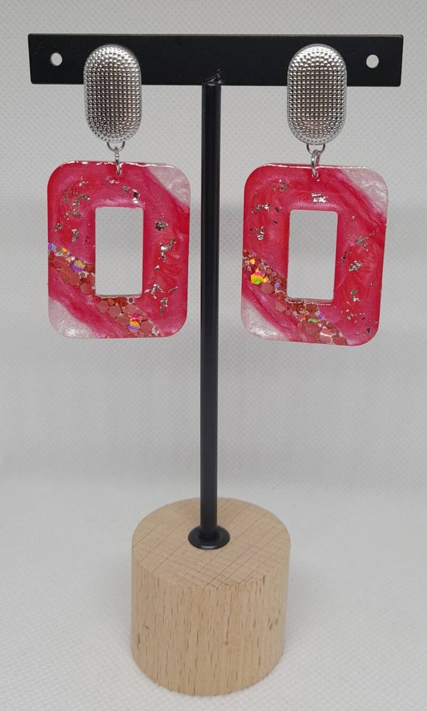 Oorbellen 'pink joy"