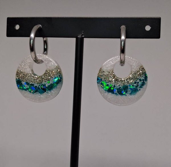 Turqoise sparkle sieradenset