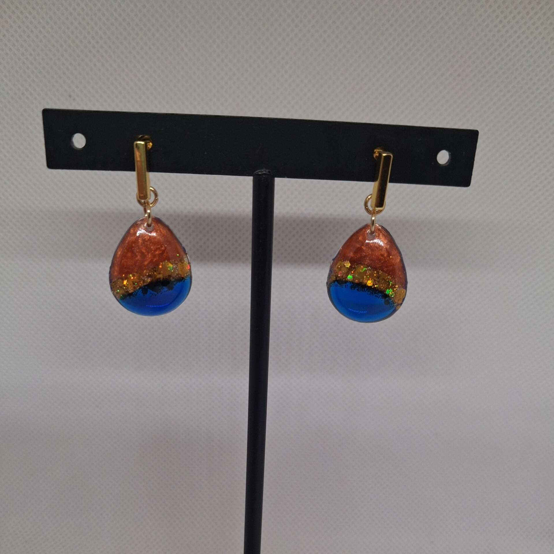 'Royal drop' oorbellen