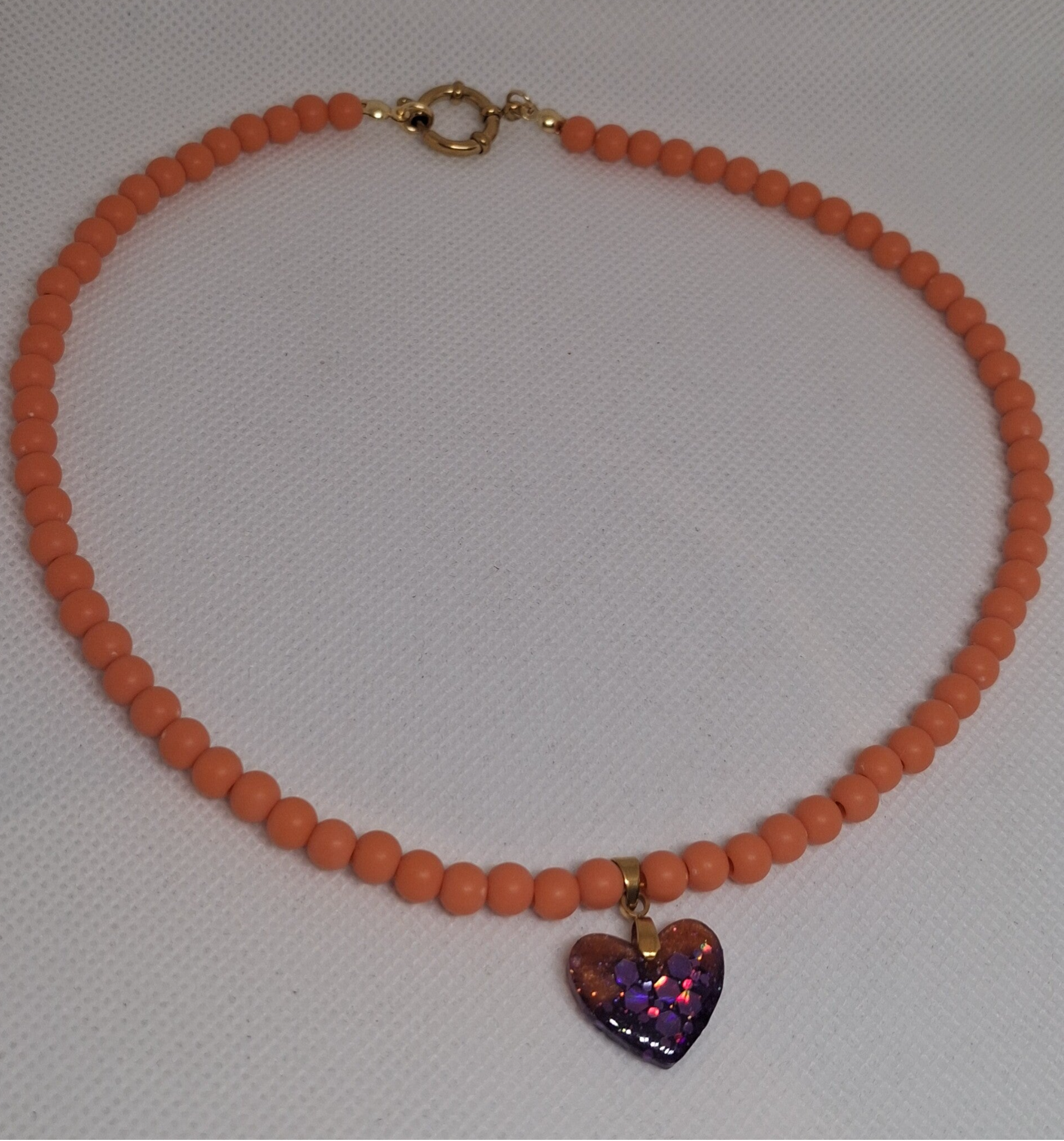 Ketting 'orange beads'