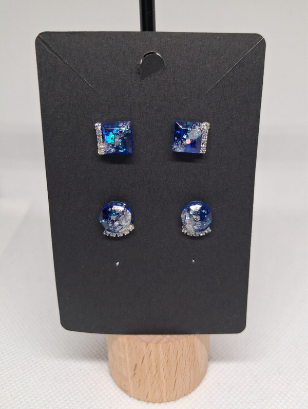 Oorknopjes set 'winter glow'