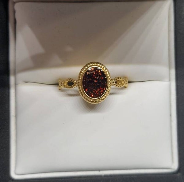 Luna Noire - Goudkleurige ring