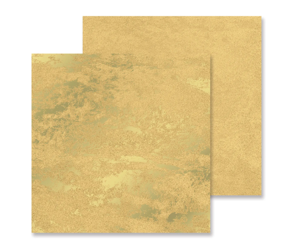 Molten Lava Foiled Paper - Canary