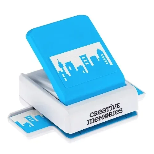 Cityscape border punch