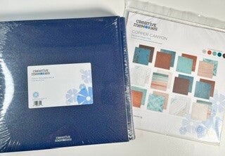Copper Canyon & Navy Golden Mica 12x12 Alubm Bundle