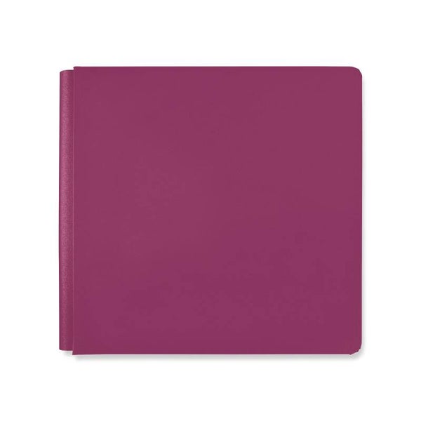 12x12 Solid Bookcloth Album Cover - Deep Orchid