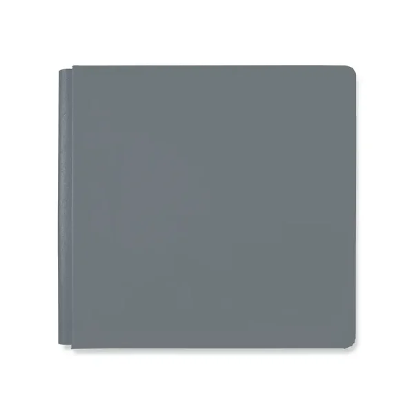 12x12 Solid Bookcloth Album Cover - Flint