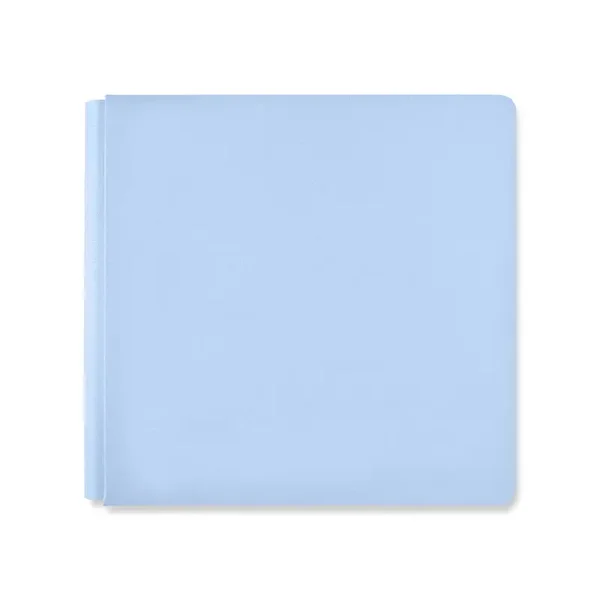 12x12 Solid Bookcloth Album Cover - Icy Blue