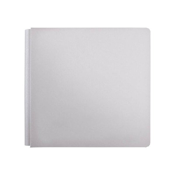 12x12 Solid Bookcloth Album Cover - Metallic Silver