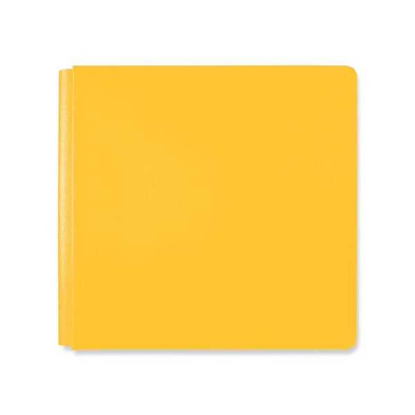 12x12 Solid Bookcloth Album Cover - Sunburst Yellow