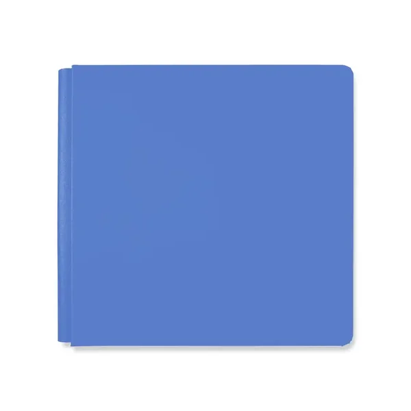 12x12 Solid Bookcloth Album Cover - Vivid Blue