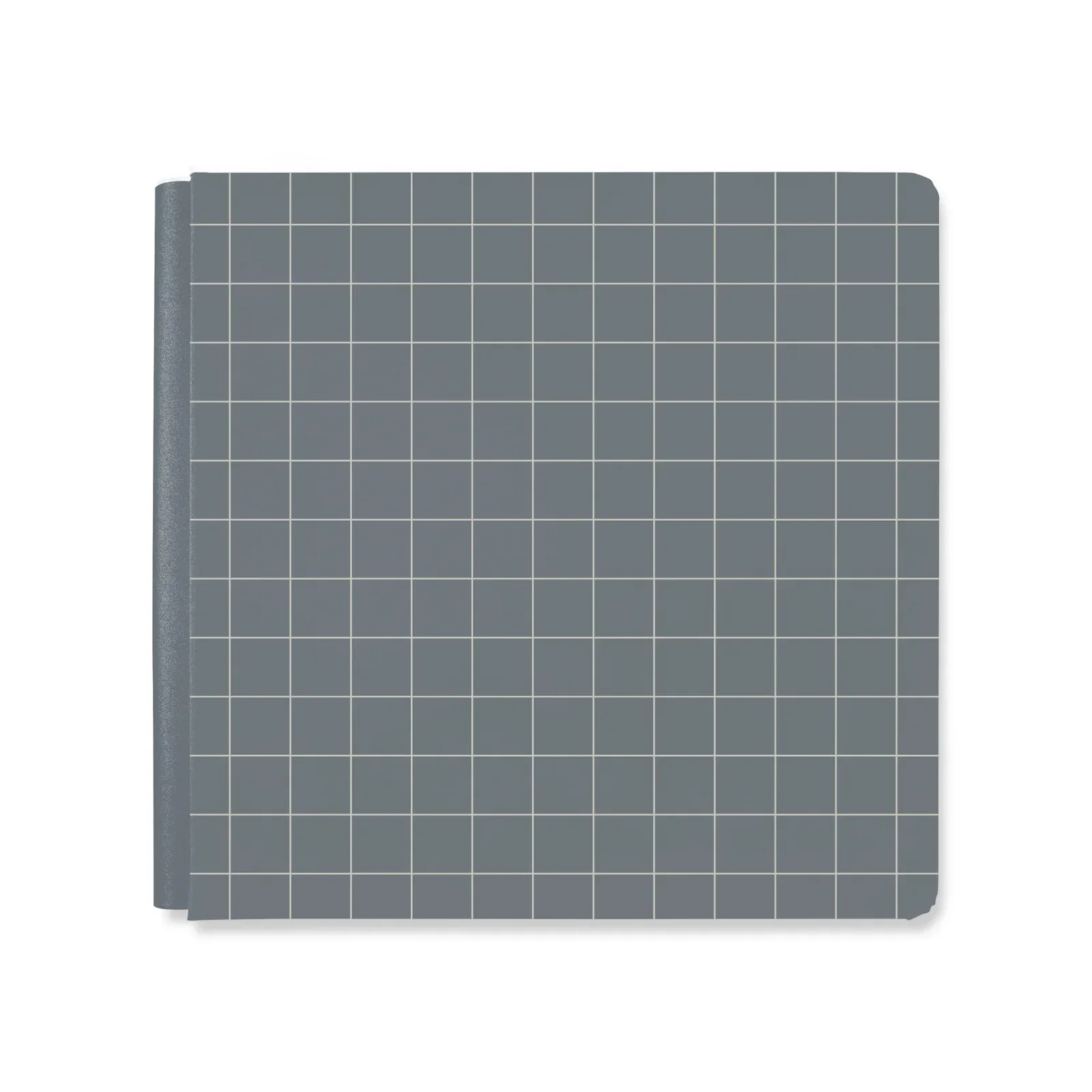 12x12 Foiled Album Cover - Classic Grid (Flint)