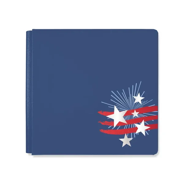 12x12 Foiled Album Cover - Star-Spangled (Lake Blue)