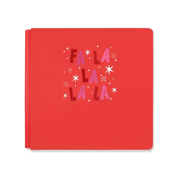 12x12 Tinsel & Cheer Foiled Album Cover - True Red