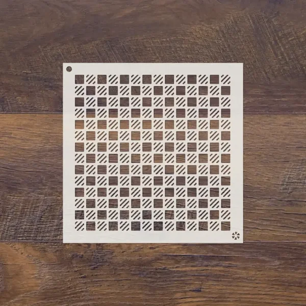 Inking Stencil - Gingham