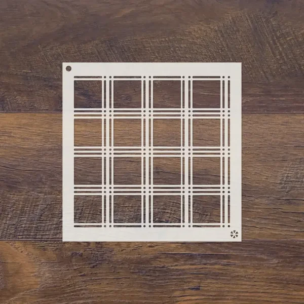 Inking Stencil - Plaid