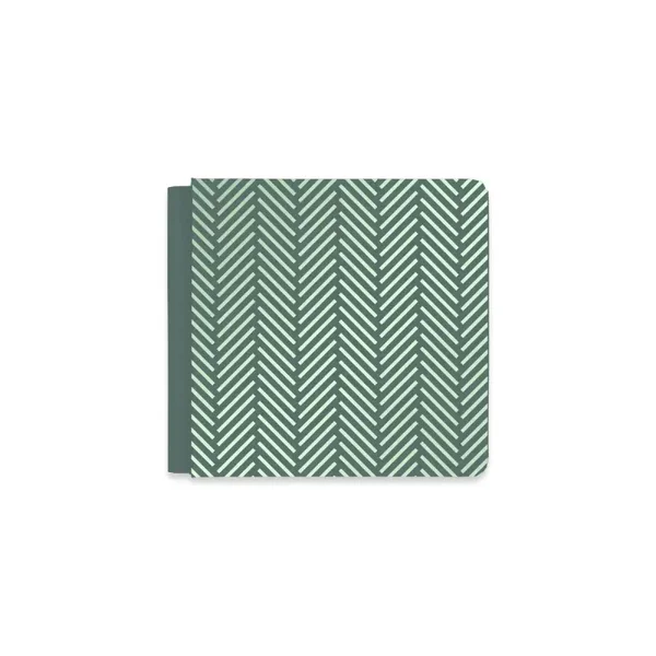 8x8 Herringbone Album Cover - Stone Green Mica