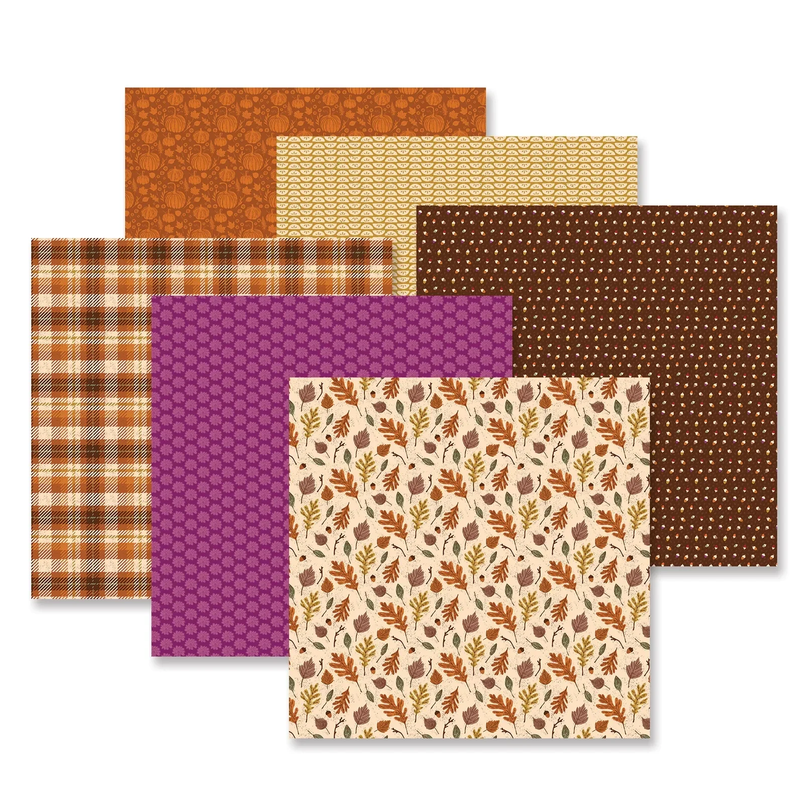 Autumn Abundance Designer Paper Pack (12/pk)