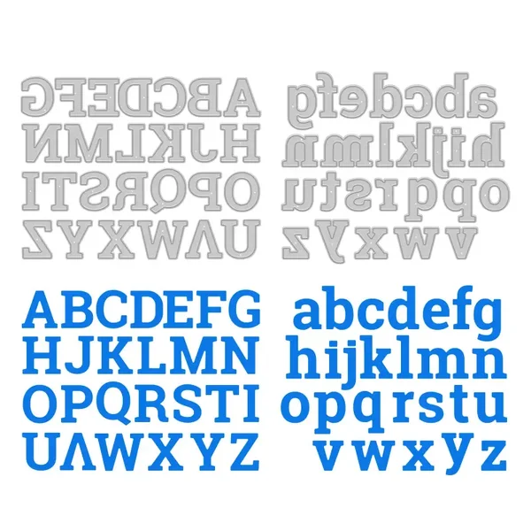 Die-Cutting Alphabet Set Bundle - Block Serif