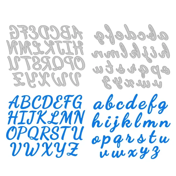 Die-Cutting Alphabet Set Bundle - Signature Script