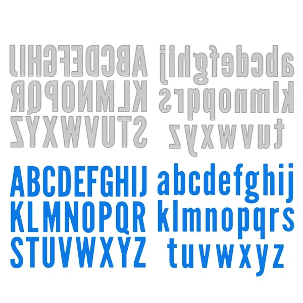 Die-Cutting Alphabet Set Bundle - Skyline Sans Serif