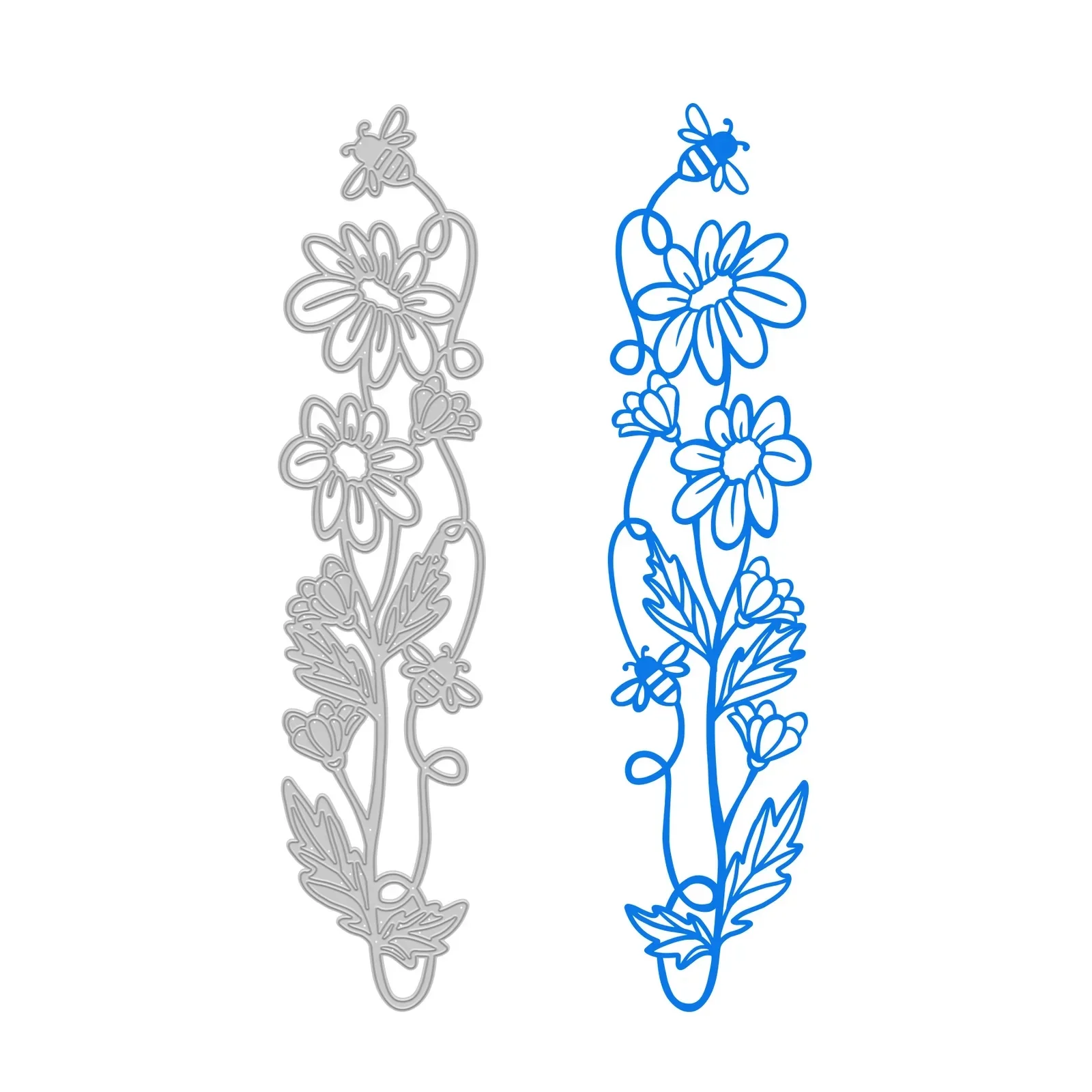 Die-Cutting Border - Bees & Blooms
