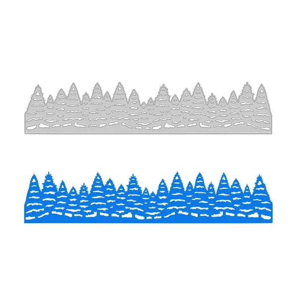 Die-Cutting Border - Evergreen Horizon