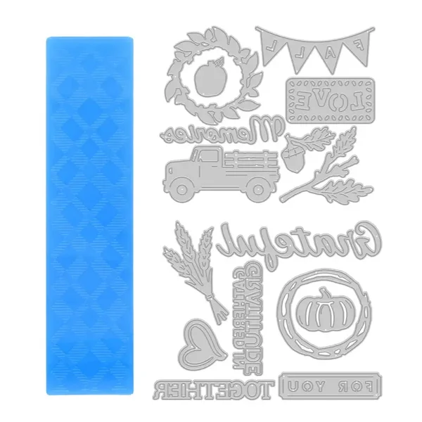 Die-Cutting & Embossing Autumn Decorative Bundle