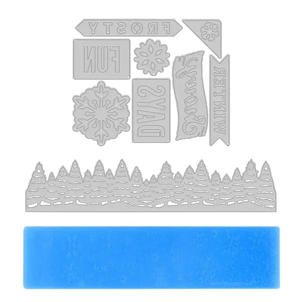 Die-Cutting & Embossing Winter Decorative Bundle