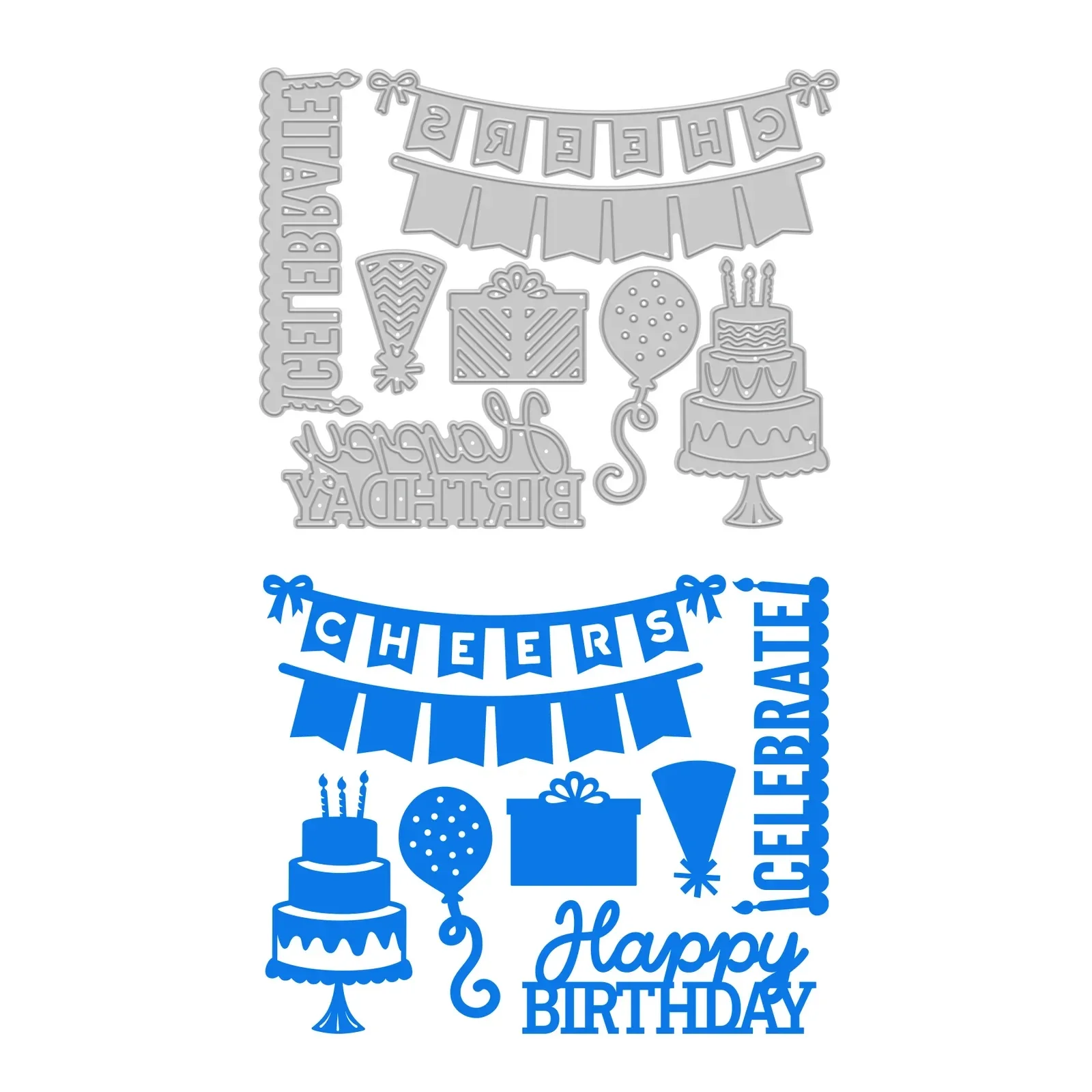 Die-Cutting Titles & Icons - Celebrate Today (8/pk)