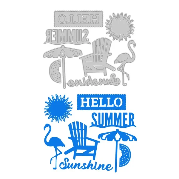 Die-Cutting Titles & Icons - Simply Summer (8/pk)