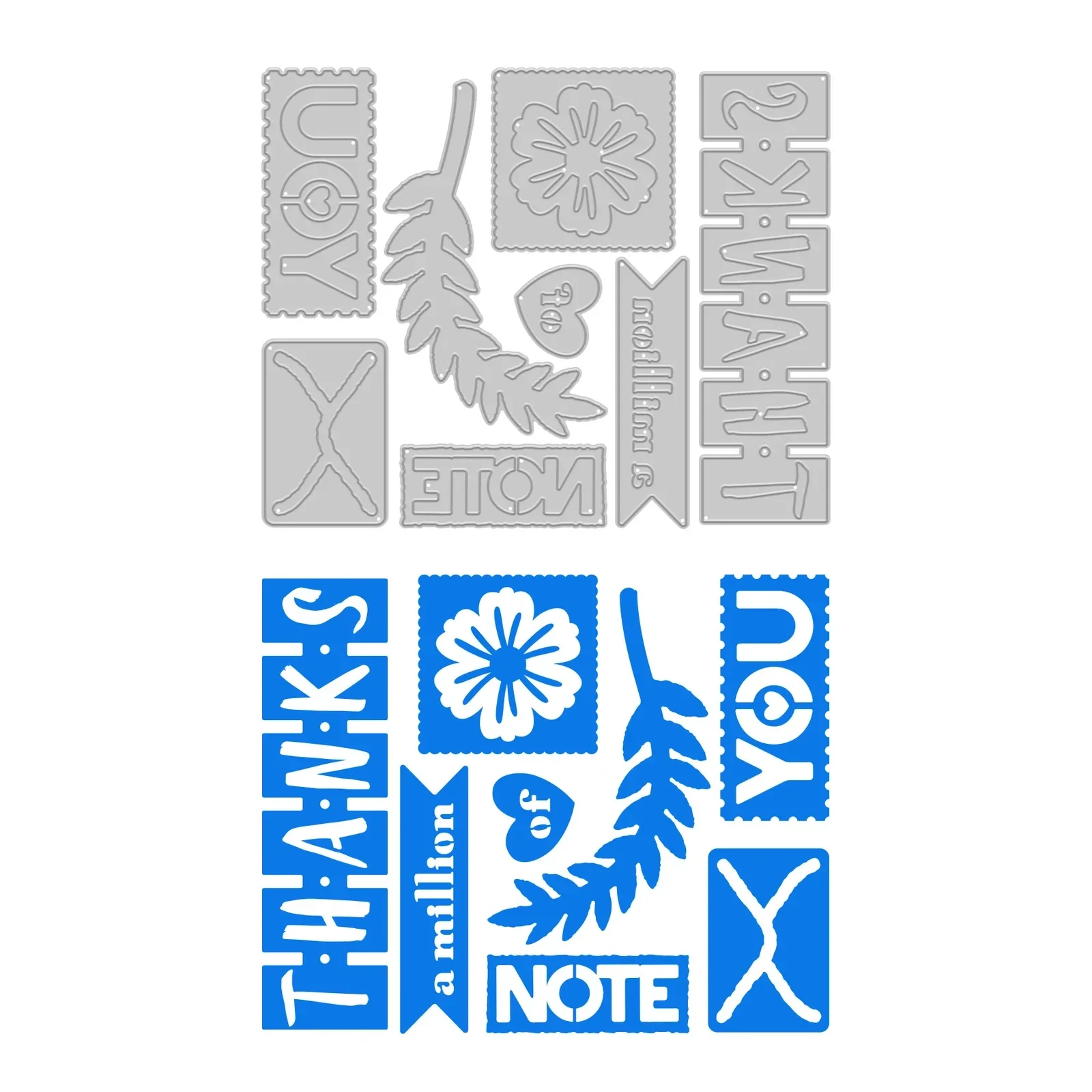 Die-Cutting Titles & Icons - Thank You Notes (8/pk)