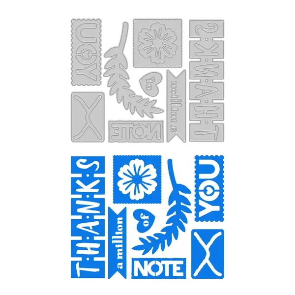 Die-Cutting Titles & Icons - Thank You Notes (8/pk)