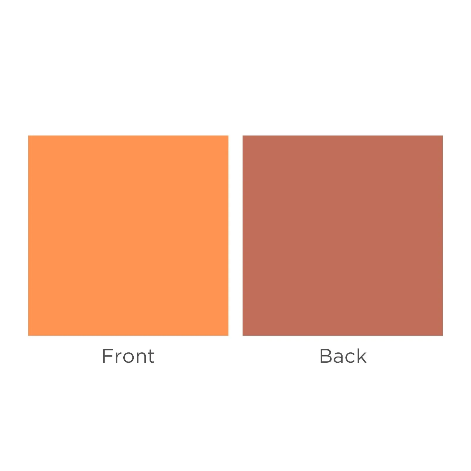 Dual-Tone Oranges White Core Cardstock (10/pk)