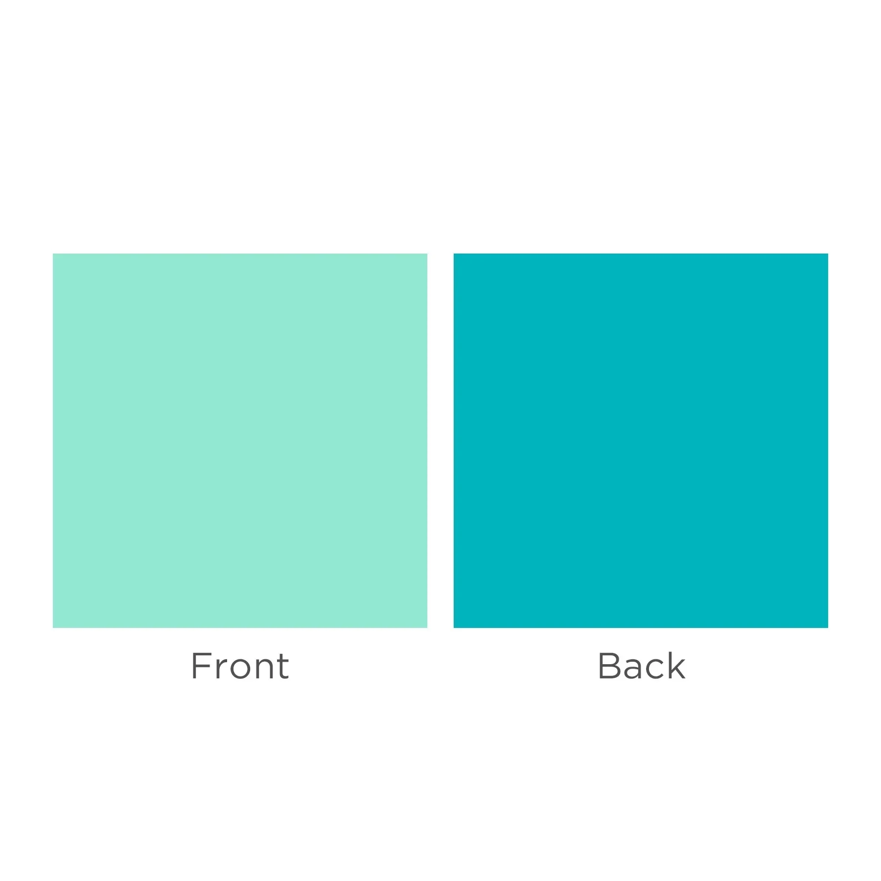Dual-Tone Teals White Core Cardstock (10/pk)