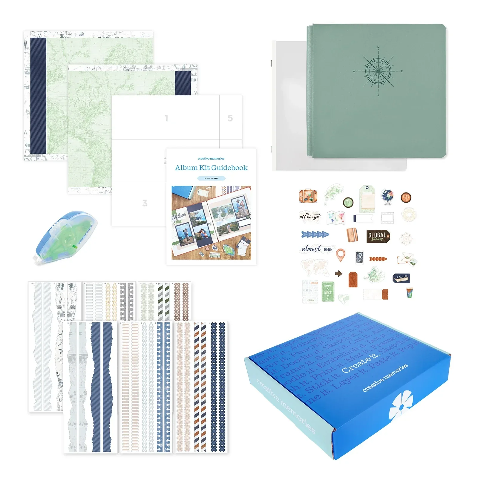 Album Kit: Global Getaway - Dusted Sage