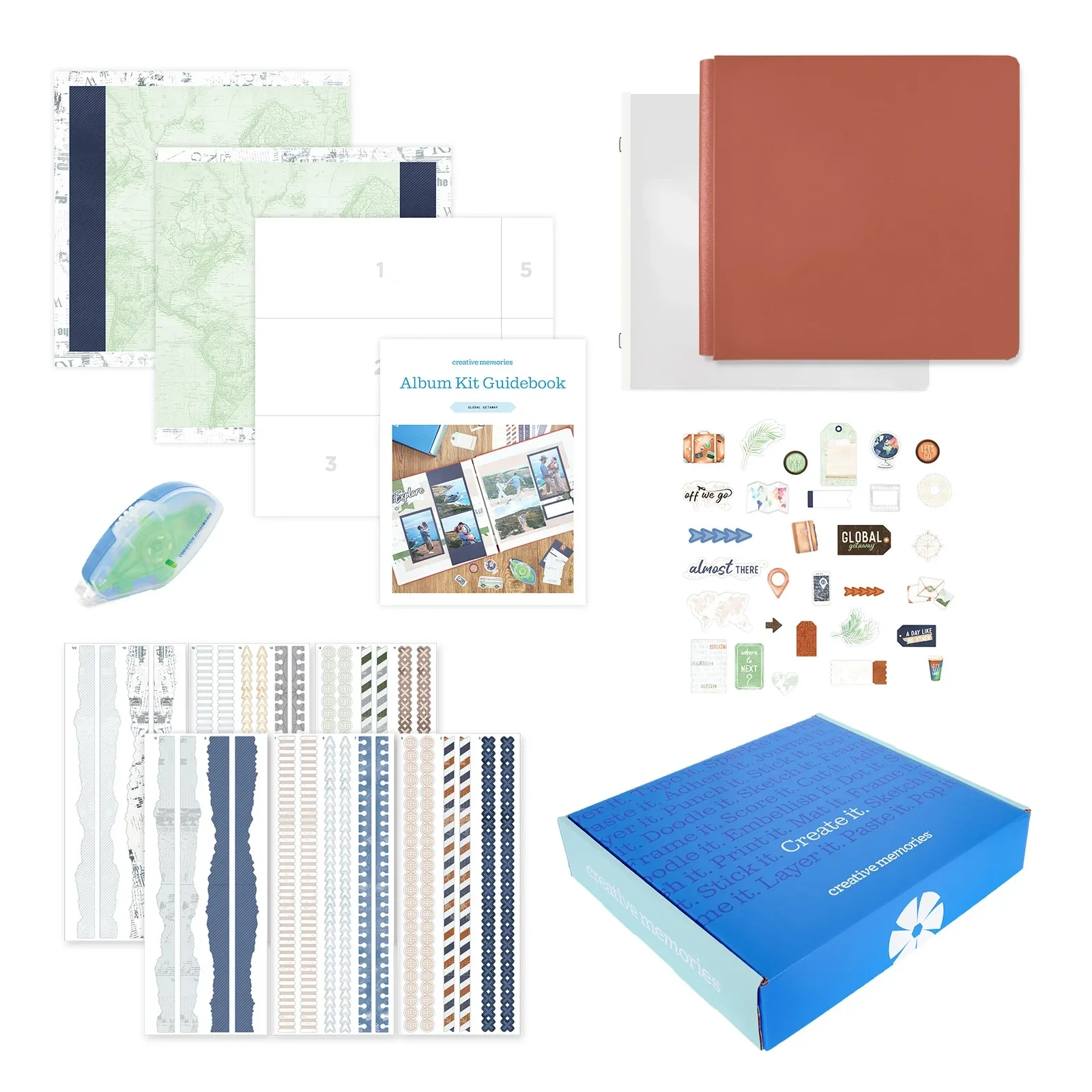 Album Kit: Global Getaway - Terra Cotta