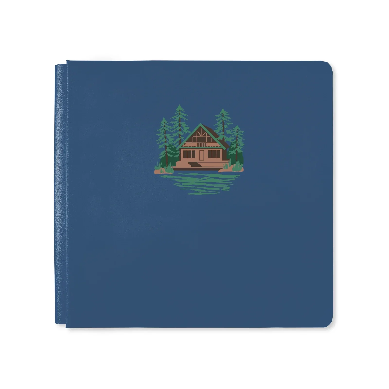 12x12 Foiled Album Cover - Lakeside Memories (Blue Agate)